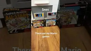 These are my Mario games 🎮🕹️ #nintendo #mario #retrogaming