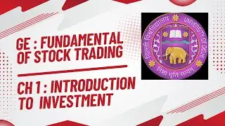 FUNDAMENTAL OF STOCK TRADING (GE) | CH 1 | INTRODUCTION TO INVESTMENT | DU/SOL/REGULAR/NCWEB