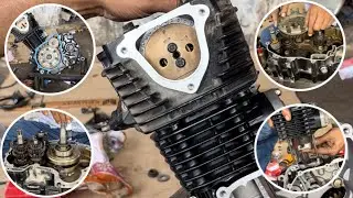 hero super splendor bs6 bike ki full engine fitting