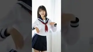 Hina Kikuchi in sailor uniform Cute dancing. #菊地姫奈 #hinakikuchi #dance #cutedance