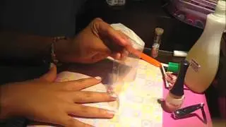 u&ntilde;as escarchadas , super faciles