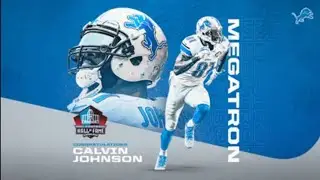 Calvin Johnson 2021 Pro Football HOF career highlights