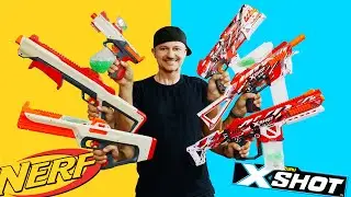 NERF против XSHOT &mdash; гелевые бластеры &mdash; что лучше?