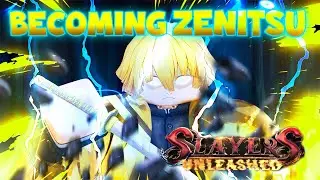 [10 Codes] I BECAME ZENITSU AGATSUMA: Thunder Breathing In Slayers Unleashed Roblox...