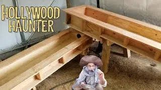 Making A Mini Golf Course | Old West Themed Gold Panning Sluice Box Ball Obstacle | Sac Mini Golf