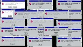 Installing Windows 95 From Floppy Disks on 86Box