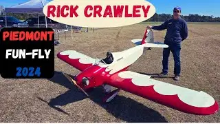 Fly Baby 149in Wingspan Valach Fiala 170 Rick Crawley at Piedmont Fun Fly 2024 RC Flying Event