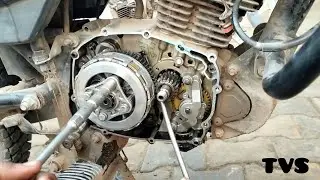 TVS Sports Clutch plate or Kick spring Kaise Dale #bikereparing #machnic 