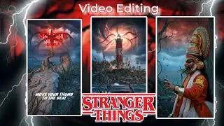 STRANGER THINGS TYPE Viral video editing || Instagram reels Editing 2025 || Horror type reel Edit