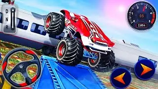 Monster Truck Mega Ramp 13 Impossible Driver - Racing Android Gameplay #gaming #omkar9