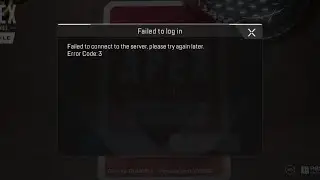 Apex legends mobile  how I fixed error code:3 #apexlegendsmobile# error code3