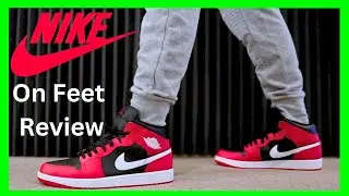 Air Jordan 1 Mid Men's Shoes **ON FEET SNEAKER REVIEW**
