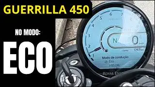 Guerrilla 450 no modo ECO &eacute; fraca? Teste REAL no tr&acirc;nsito