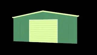 Standard Shed 3D View - ShedTech Software Showcase