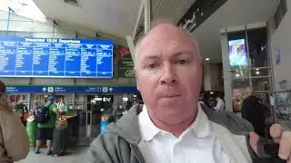DUBLIN To BELFAST Train - SAD News Ended Up In GLASGOW..........