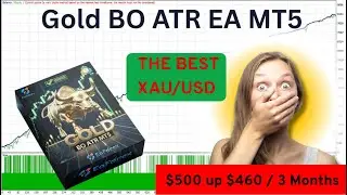 Gold BO ATR EA MT5 Setting + Backtest | Profit: $500 up $460 / 3 Months | EA Forex Store