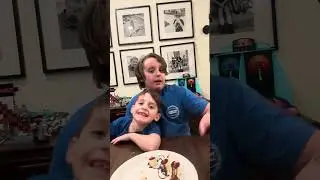 Making bananas treats, taste testing a drink from Asia & showing off my dog