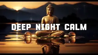 4 Hours of Deep Meditation 🪷 Zen Lake at Sunset | Sleep, Night Calm & Gentle Calm Echoes