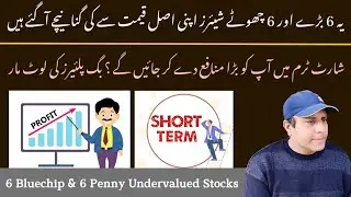 6 Bluechip Undervalued stocks & 6 Penny Undervalued stocks in Pakistan stock market