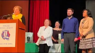 W.O. Arts Council Chair, Patricia Mitrano, Accepts Spirit Award on Dr. Martin Luther King Day