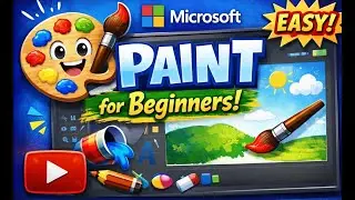 Microsoft Paint for Beginners | Easy Drawing & Coloring Tutorial