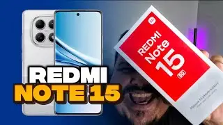 REDMI NOTE 15 5G, unboxing e pequenas impress&otilde;es. Vale a pena comprar?
