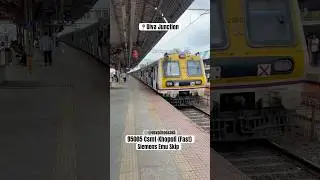 Aggressive Skip By Khopoli Fast Local At Diva Junction (95005) 🚂 #localtrains #indianrailways