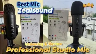 Best Budget Mic for YouTube 🎙️ | Zealsound Professional Mic Review 🔥 (Tamil)