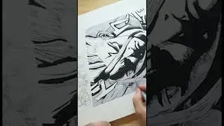 Dr Stone page from start to finish #shorts #drstone #mangadrawing #sketch
