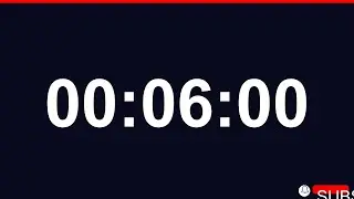 6 Minute Timer - 360 Second Countdown Timer
