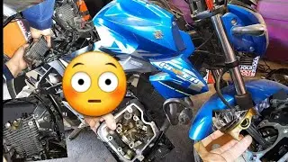 SACAR  CULATA , CILINDRO Y PIST&Oacute;N  SUZUKI  GIXXER 155CC 