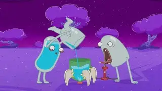Rocket Water: Splashing All the Way to Space! | HYDRO and FLUID | Funny Cartoons for Children