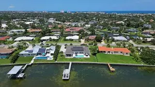 Waterfront Home Aerial Showcase - Brevard County, Florida