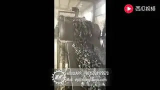 Metal After crushing magnetic sorting and output