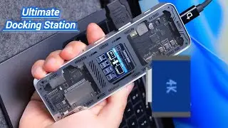 High Speed docking station for pc/laptop USB RJ45 SD_Card and More