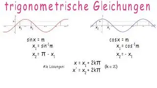 Erklärvideo_trigonometrische Gleichungen lösen