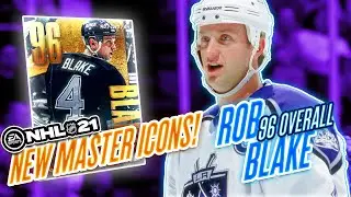 NHL 21 | NEW GOLD MASTER ICONS! | 96 BLAKE