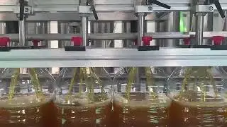 Automatic Cooking Palm Coconut Oil Bottling Machine