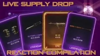 xAMK Live Supply Drop Reaction Compilation | Black Ops III