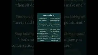 🔥 Best English Comebacks | Smart & Savage Replies to Win Any Argument | Learn with VocabNest