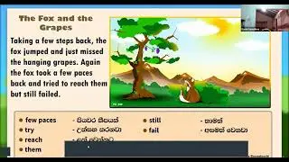 spoken English for kids (The fox and the grapes )