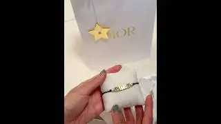 DIOR UNBOXING BRACELET #jisoodior #jisoo