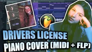 Olivia Rodrigo - drivers license (MIDI + FLP) (FL Studio Piano Tutorial / Cover)