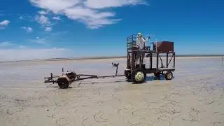 Crab catching Thompson beach