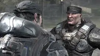 Gears of War Marcus meets Colonel Hoffman