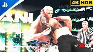 (PS5 Pro) | WWE 2K25 Showcase | 1. The End... | [4KHDR]  Gameplay