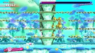 Kirby Star Allies - Goldon & Silvox battle