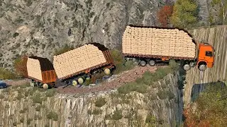 Extreme Hauling: Conquering the Most Dangerous Bag Delivery Route | Euro Truck Simulator 2