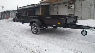Постройка самодельного легкового прицепа