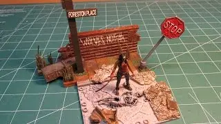 The Walking Dead Michonne Wolves Not Far Construction Set Review